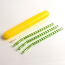 Reusable Pyrex Glass Drinking Straw