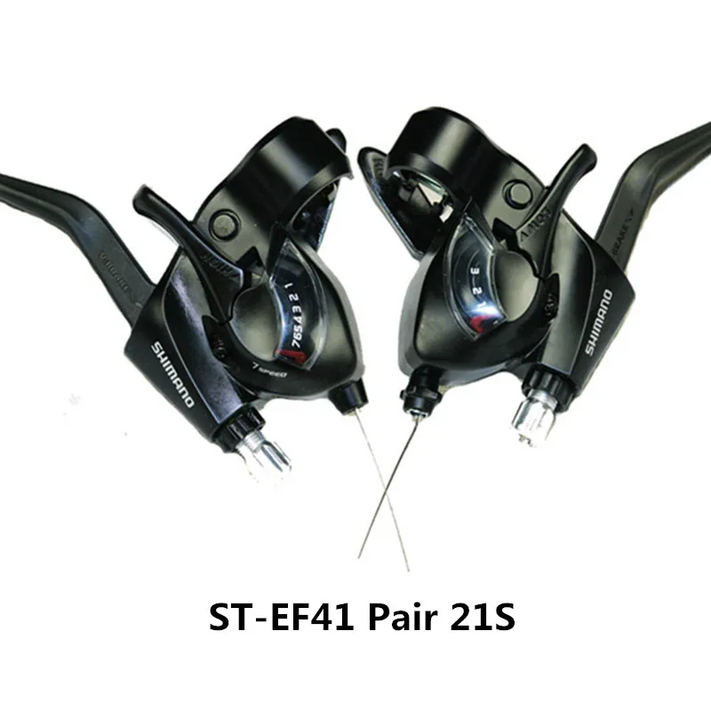 SHIMANO ST EF41 7 для езды на горном/шоссейном велосипеде сиамский циферблат 7/8 скорость