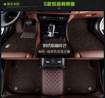 

Myfmat new car floor mats for Chevrolet Blazer SPARK SAIL EPICA AVEO LOVA cruze Optra 560 610 630 730 double can be disassembled