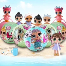 LQL Original Surprise Egg Dolls Pet Baby Girls Dress Up LOL Magic Ball Figure Boneca font