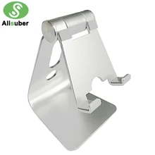 

Alisuber Universal Aluminum Alloy Phone Stand Holder Adjustable Cell Phone Stand Charging Hole Desktop Tablet Support For iPad