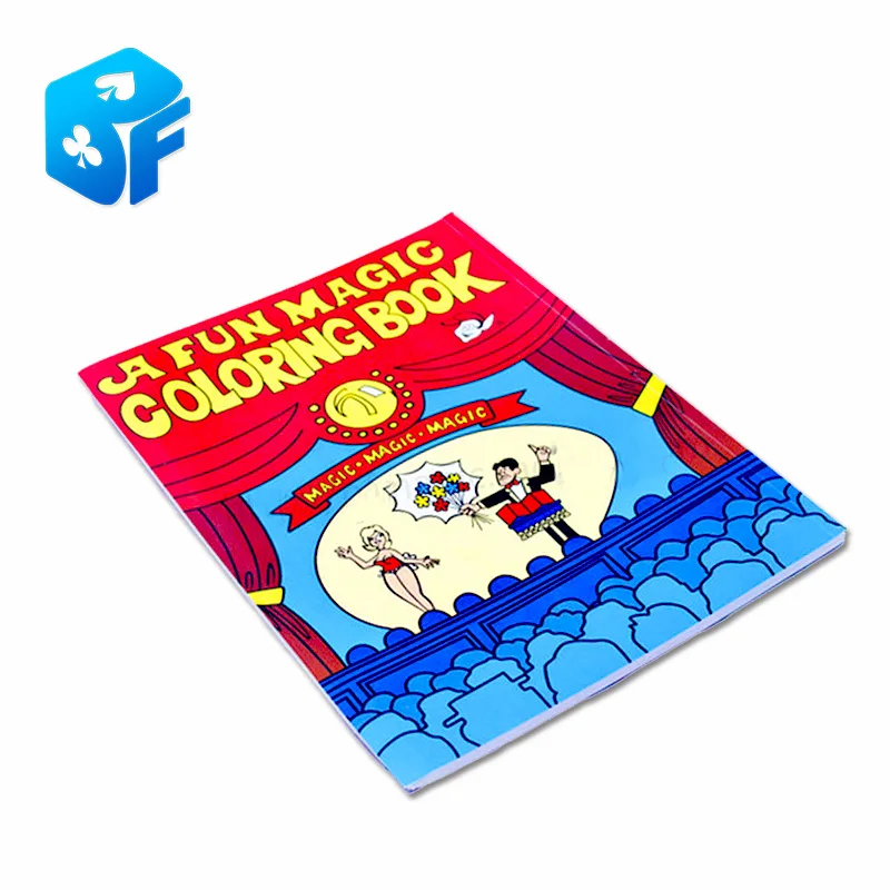 

Fun Magic Coloring Book large size Easy and Colorful big one magic trick Children's toy magic props