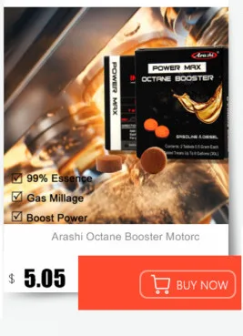 Arashi Octane Booster мотоцикл газосваритель добавка в масле для автомобилей снижение топлива инжекторы мотоциклов очиститель мощности Макс