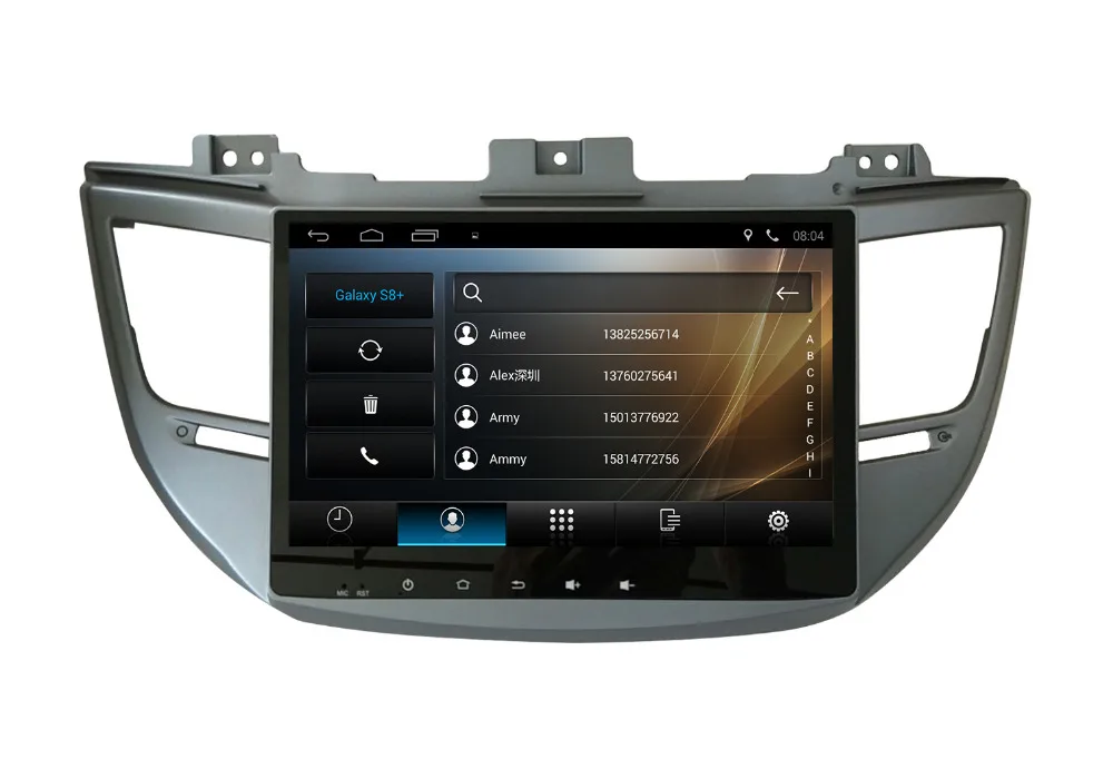 Sale Nedehe 10.1 inch 1024x600 Android 7.1 Car Radio dvd GPS for Hyundai IX35 Tucson 2015 2016 car head unit audio player Bluetooth 5