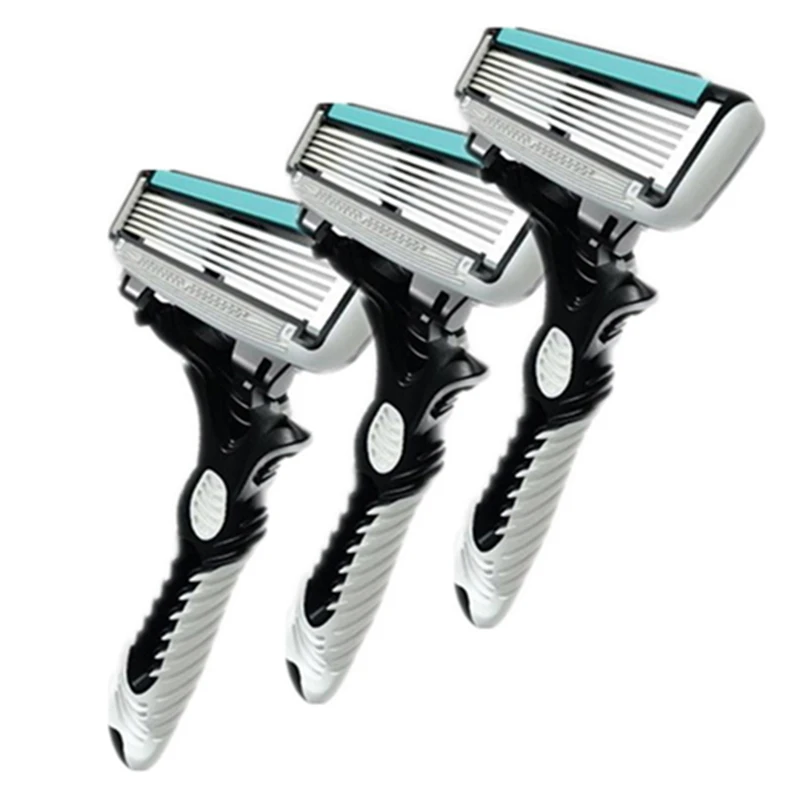 Buy 3pcs/lot 6 layer Razor Blades for Men Shaving Face