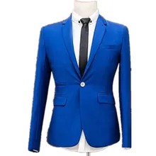 Для мужчин костюмы для выпускного плюс Размеры бренд свадебное платье Для мужчин Бизнес Винтаж Королевский синий свадебный костюм куртки