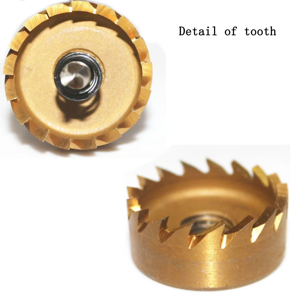 Drillpro 5pcs HSS 6542 Titanium Coated Hole Sawtooth HSS Hole Saw Cutter Drill Bit Set 16/18.5/20/25/30mm