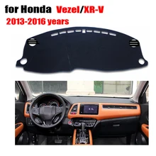 Приборной панели автомобиля Обложка для Honda Vezel XR-V 2013- левым приборной панели панель dashmat автомобиль инструмент Аксессуары платформы