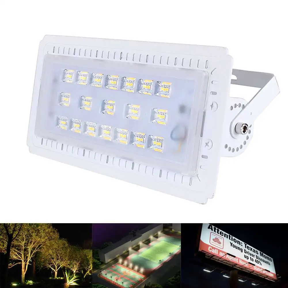 Светодиодный прожектор Iltrathin 50 W Smart IC Светодиодный прожектор 4800lms Водонепроницаемый открытый садовый светильник AC220V светодиодный свет