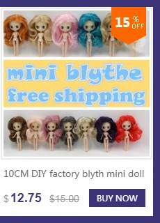 Blyth мини bjd Кукла одежда случайный 10 см высота