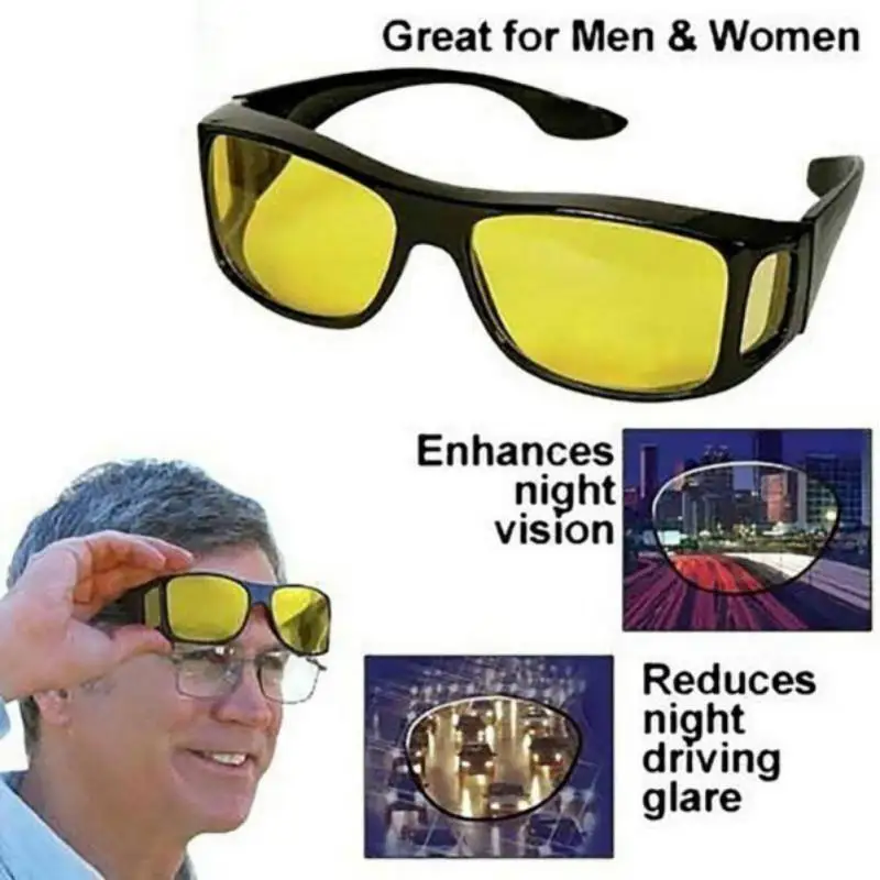 Новые очки для вождения автомобиля, очки ночного видения, защитные шестерни, солнцезащитные очки, очки для водителей