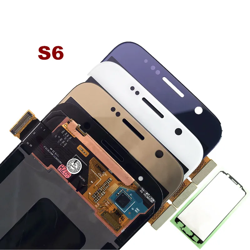 

For Samsung GALAXY S6 G920 G920F G920A LCD Tested Super AMOLED Display Touch Screen Digitizer Assembly S6 G920 LCD Replacement