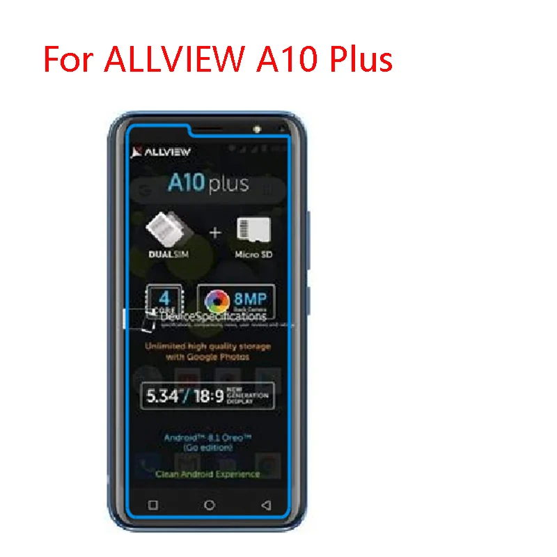 3-Pack) l9H flexible glass protective film For ALLVIEW A10 PLUS,A9 Plus,A10 Lite,8 Pro,10 Style,Soul X5 Mini, X5 Style,V3 Viper