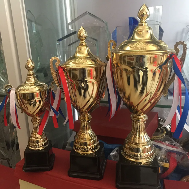 

Customizable Sports Competition Trophy Bring Cover Electroplate Trophy Cup Applicable To Sports Meeting Honor Champions Awards