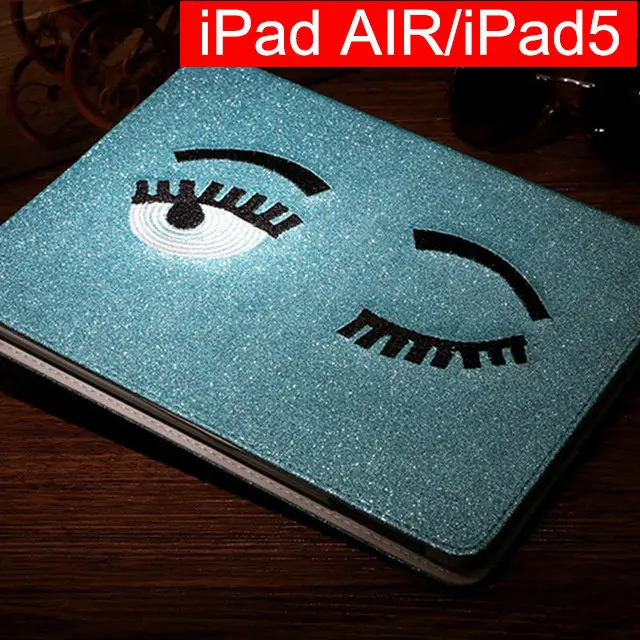 XMXCZKJ милые блестящие чехол для iPad 2/3/4 Air Air2 9,7 мини, на возраст 1, 2, 3, 4, чехол-книжка смарт-чехол из полиуретановой кожи чехол и функцией автоматической блокировки и разблокировки - Цвет: Blue3 for Air ipad5