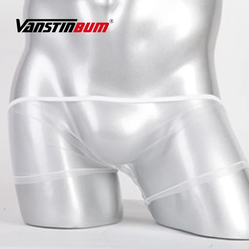Сексуальные мужские трусы боксеры vanstinbum Сетчатое Прозрачное нижнее белье модные
