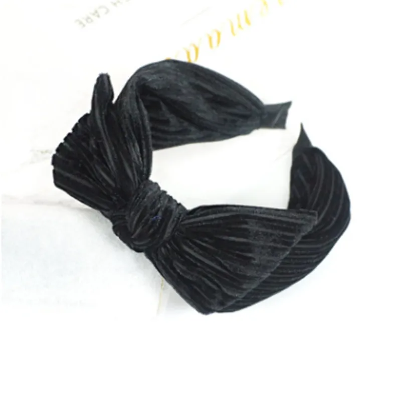 Однотонные мягкие завязанные повязка с Фламинго Hairband для женщин леди обруч волос
