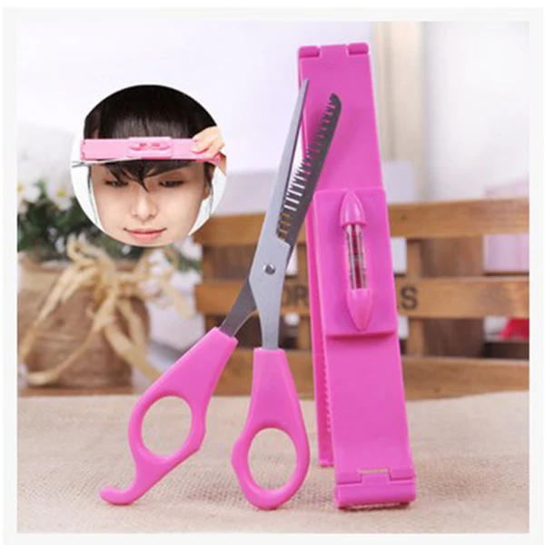 

DIY Hairdresser Modeling Style Tool Bang Pure Artifact for Oblique Fringe Cutter Hair Scissor Trimming Set Hair Styling Tool