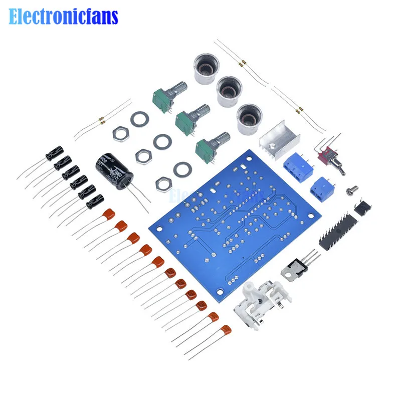 1 компл. LM1036N Fever регулятор громкости комплект LM1036 DC тональный чип для 12 В DC/AC источник питания DIY GM