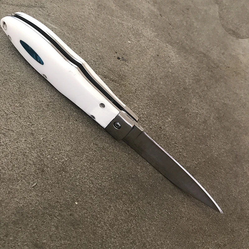 AKC Классический складной нож Высокое качество Крестный отец стилет Открытый выживания кемпинг тактический EDC инструмент подарок