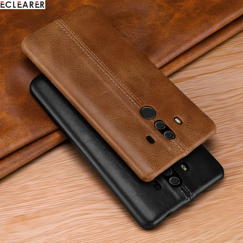 Genuine Leather Case Huawei Mate 10 Back Cover For Huawei Mate 10 Pro
