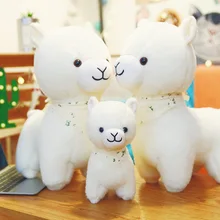 35/45/55 см Alpacasso грязи Топпер с фигурками лошадей плюшевая игрушка Альпака прекрасный шарф кукла трава китайский мем "Mud Horse" набитые Овцы Детская кукла, подарок на день рождения