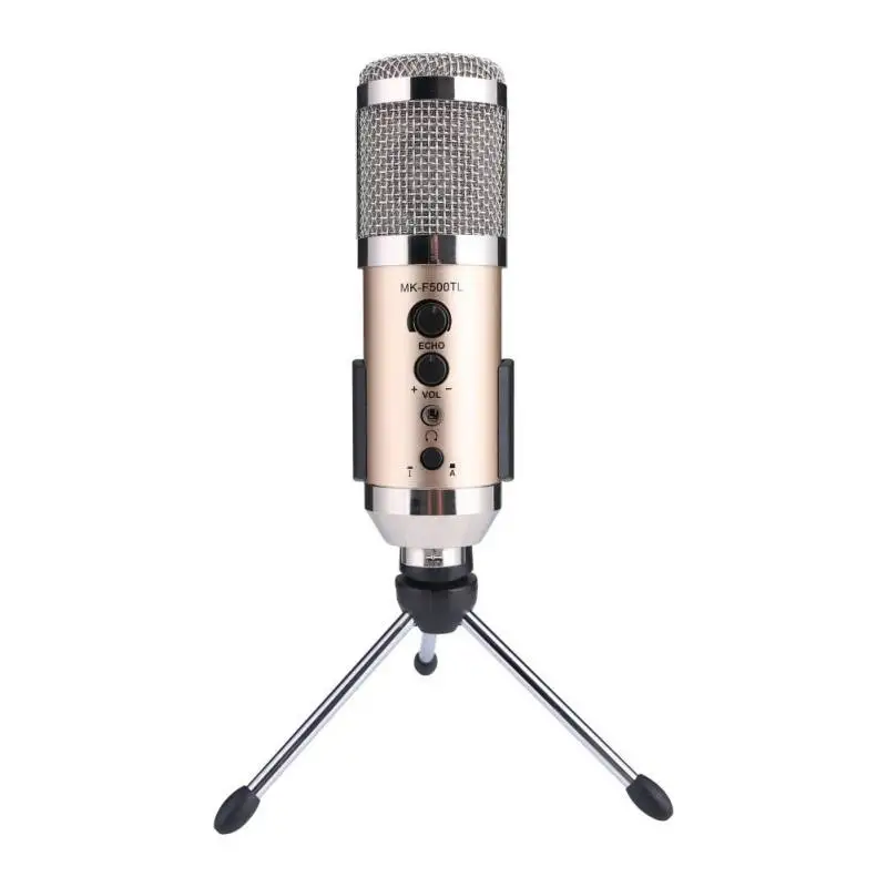 

Professional Condenser Microphone Computer Mobile Phone Large Diaphragm Recording Studio Cardioid Microphone for Ios Android