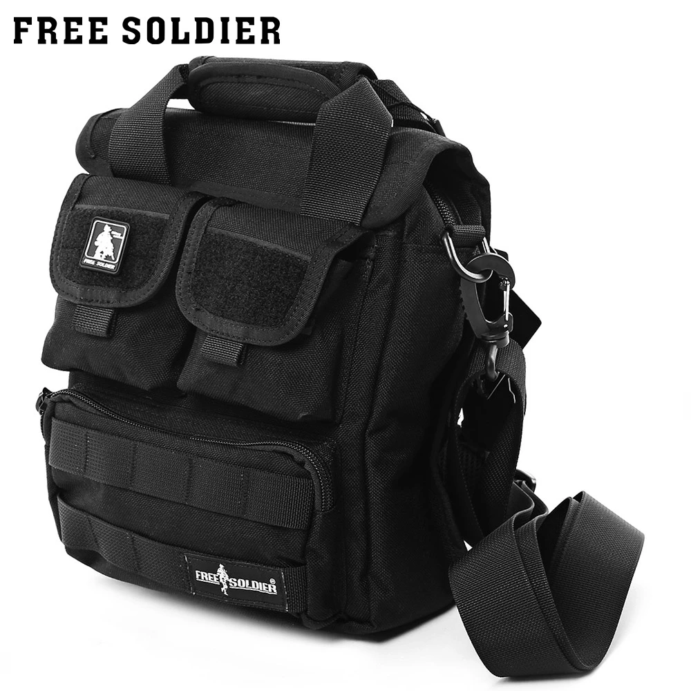 

Free Soldier Sport Bag Hiking Camping Outdoor Cordura Military Nylon Single-shoulder Bag Durable Waterproof Backpack