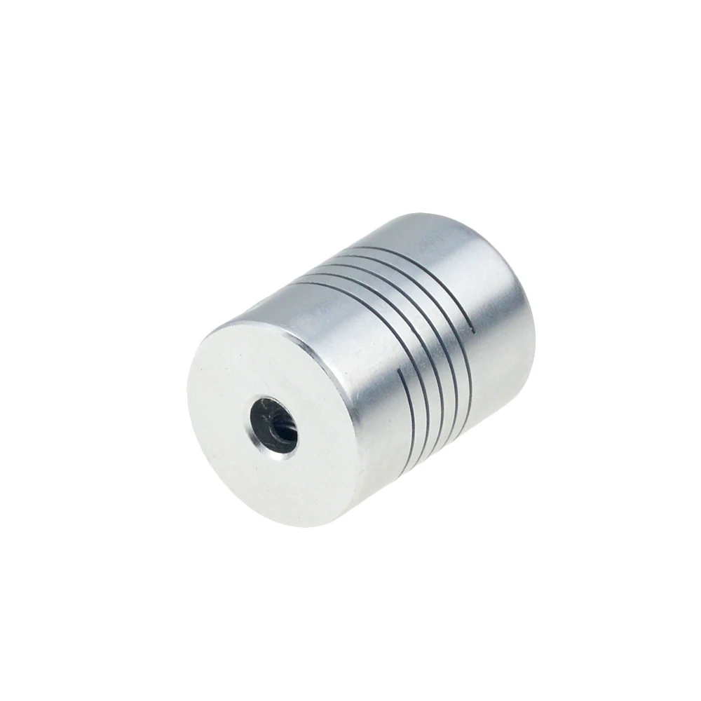 D19L25 5x8mm Aluminium CNC Motor Jaw Shaft Coupler 5mm To 8mm Flexible Coupling OD 19x25mm 3/4/5/6/6.35/7/8/10mm flexible coupling shaft coupler shaft connector rigid shaft coupler