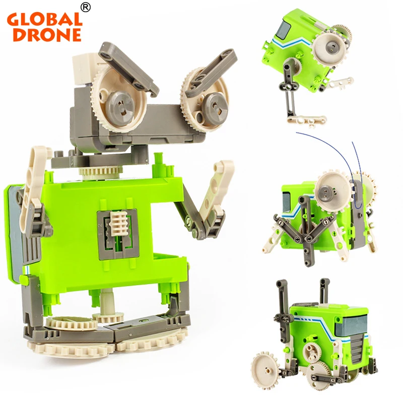 Global Drone 4 IN 1 Electronic Building Blocks font b Science b font And Education Brick