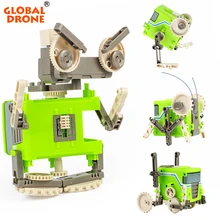 Global Drone 4 IN 1 Electronic Building Blocks font b Science b font And Education Brick