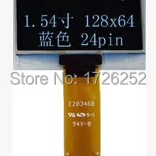 NoEnName_Null 1,54 дюймов 24PIN 8Bit синий осид Экран дисплея SSD1305 Водительская подушка безопасности 128*64 SPI I2C Интерфейс