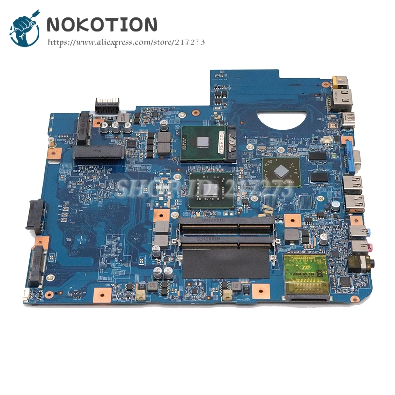 NOKOTION JV50-MV M96 48.4CG10.011 для acer ASPIRE 5738 материнская плата для ноутбука DDR3 HD 5000 с графическим процессором