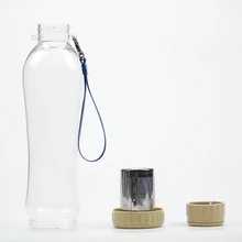 Botella de la coctelera 600 ml Botella Libre de BPA Botella de Agua de Bicicletas Ciclismo Camping Deporte Botella de Agua de Bebida de Té de Infusión De Plástico Taza