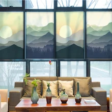 Скраб стеклянные наклейки полупрозрачные непрозрачные фольги электростатические наклейки ОФИС ТУАЛЕТ окна наклейки декоративная пленка-032