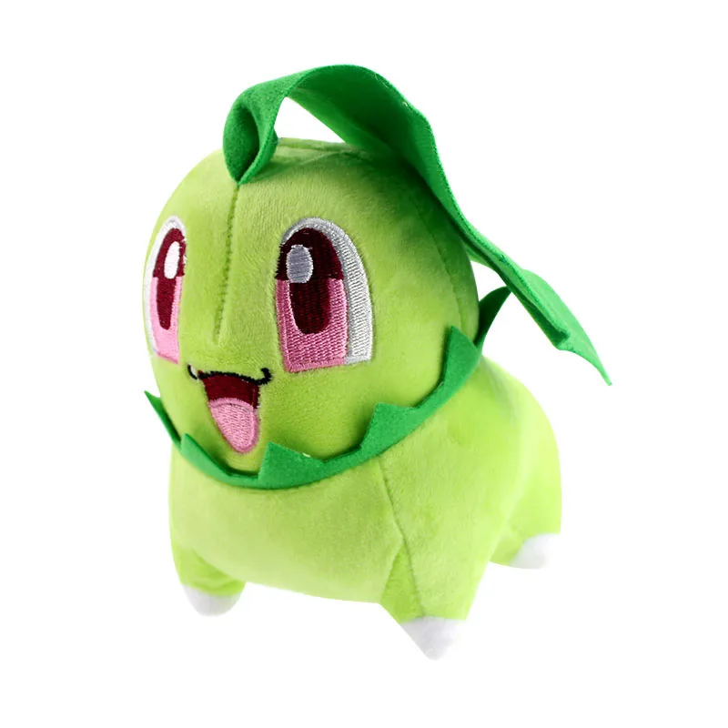 14 см Chikorita горячие плюшевые модные игрушки мультфильм игрушечные Животные Куклы