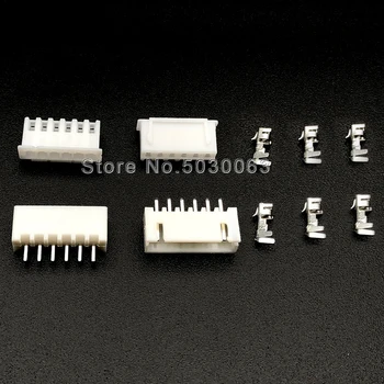 

160pcs=20sets XH2.54 6p 6A 2.54mm spacing Terminal Kit / Housing / Pin Header JST Connector Wire Connectors Adaptor XH TJC3