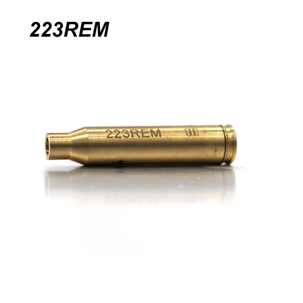 LUGER Red Dot лазер латунный Boresight 7,62x39 7,62x54 9 мм CAL.38 223REM 308 Картридж Диаметр Sighter для охотничьей винтовки - Цвет: 223REM