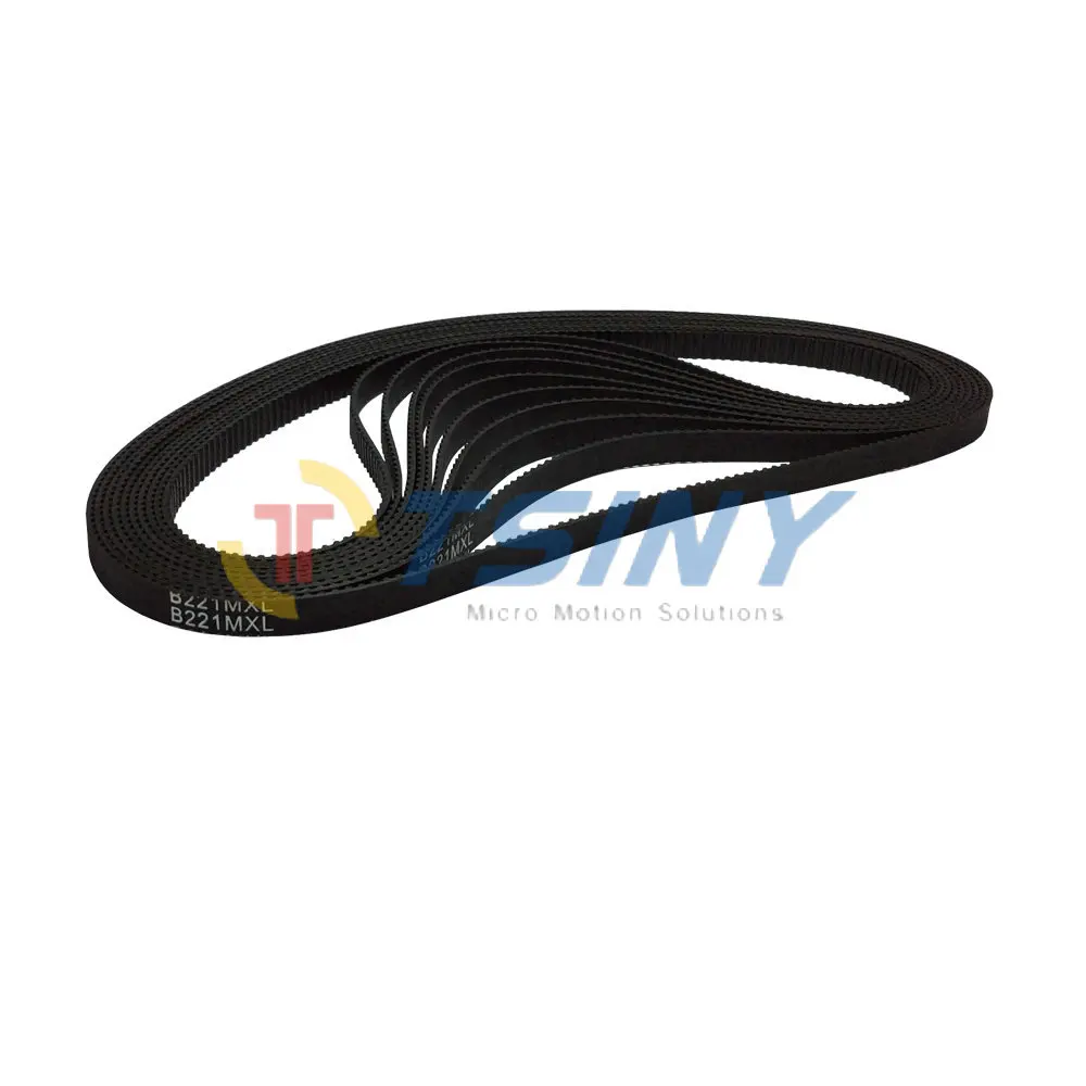 

Trapezoidal Tooth Belt B221MXL &177MXL Timing Belt Length 17.68 inch Width 6mm Closed Loop Teeth Number 221 Pack 10pcs