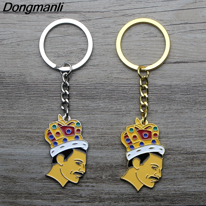 

L3514 Freddie Mercury Pendant Car Cey Chain Key Ring Fashion Accessories