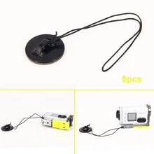 5pcs Floatation Insurance Tether Straps With 3M Sticker Mount Kits For Sony action cam HDR-AS100v AS30v AS15V AS200V HDR-AZ1