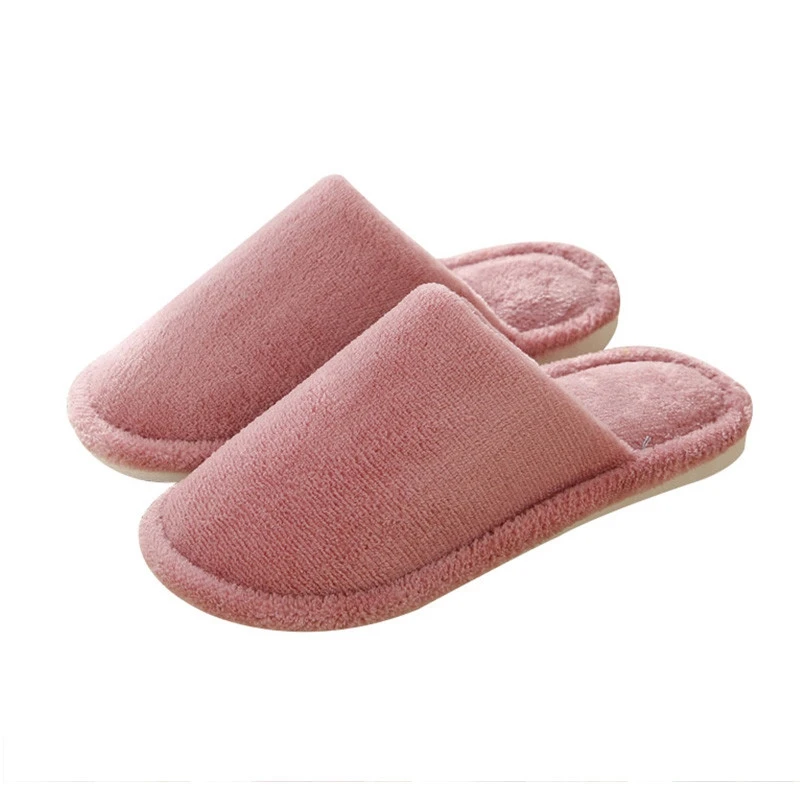 

Slippers for Women Winter Women Home Slippers Non-slip Soft Winter Warm House Slippers Indoor Bedroom Lovers Couples Floor Shoes