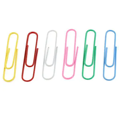 

30 Pcs Assorted Color Metal Paper Money Invoice Paper Clip