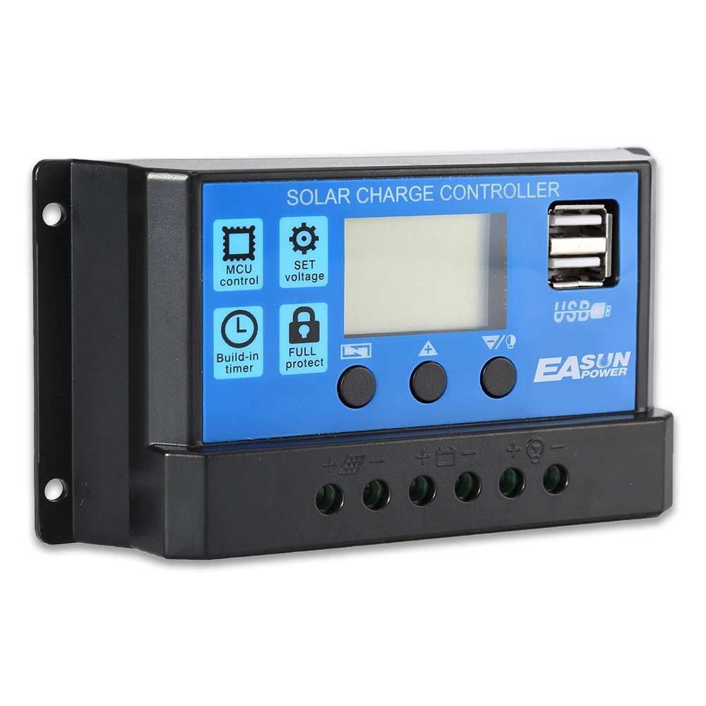 Устройство управления солнечной батареей 12 В/24 В 60 А 50 40 30 20 10 А|solar controller|pwm solarsolar