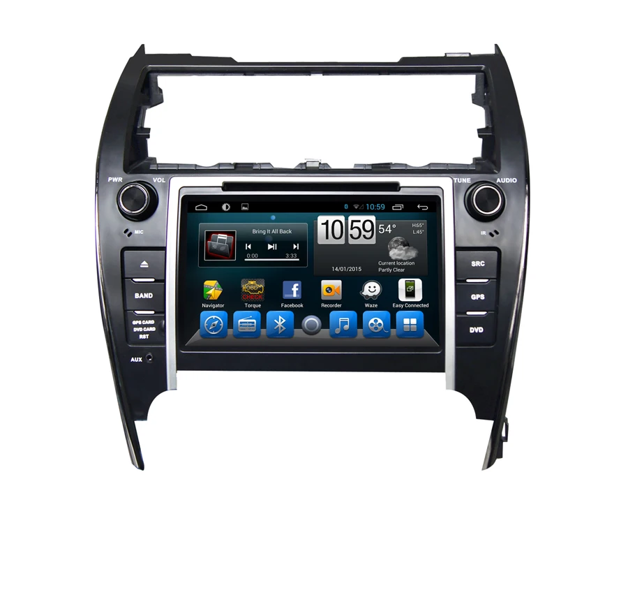 Flash Deal Navirider Android 8.1.0 octa core car dvd player for toyota Camry Mid-east&America gps+glosnass multimedia head Unit autoradio 1