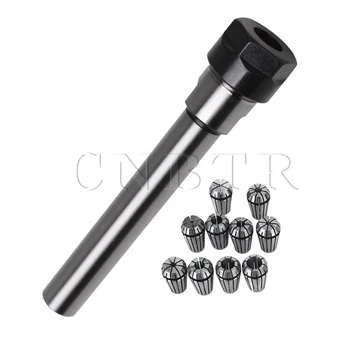 

CNBTR CNC C16-ER16-100L Straight Shank Chuck Spring Collets for Drilling Milling Pack of 11