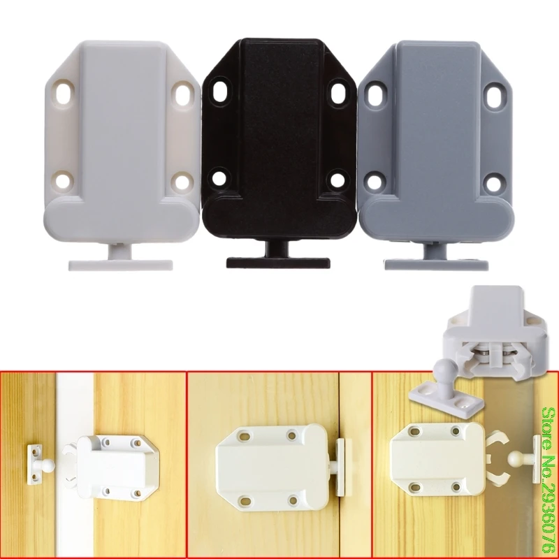 

Non-Magnetic Beetle Push-Rebound Touch Latches Door Stopper For Furniture Drawer