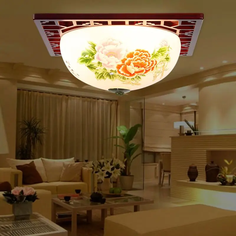 Indoor LED Chinese Ceiling Lights For Living Room Decor Lighting