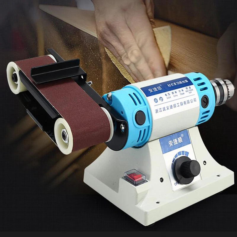350*50mm Multi function Belt Sander 220v Metal Jade Engraving Machine
