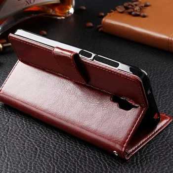 

50pcs For Xiaomi MAX2/MI6 Plus/MIX/Redmi Note4X/4A/3/4S/MAX/5C/5S Plus/Pro leather case Crazy Horse Leather Wallet PU+TPU Case